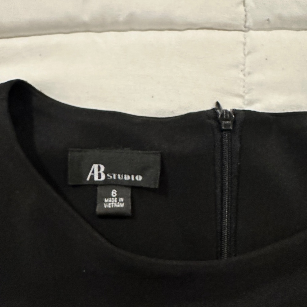 AB Studio - Little Black Cocktail Dress - Size 6 - Picture 5 of 8